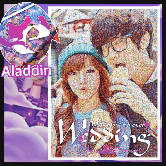 ウェルカムボード　nagichan 似顔絵オーダー　A3