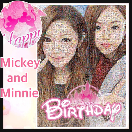 モザイクアート ウェルカムボード 似顔絵 記念日 A3サイズ ウェルカム