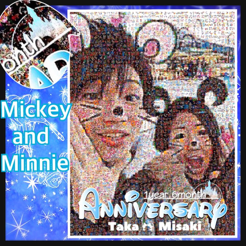 モザイクアート ウェルカムボード 似顔絵 記念日 A3サイズ ウェルカム