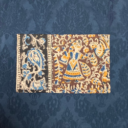 インド製カラムカリ柄＊御朱印帳入れ⑥ 2枚目の画像