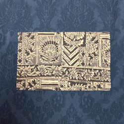 インド製カラムカリ柄＊御朱印帳入れ⑦ 2枚目の画像