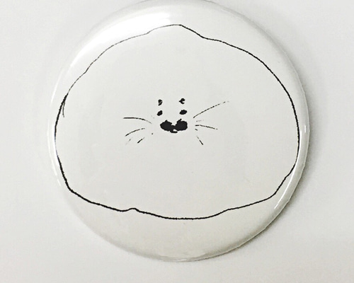 缶ミラー》さむいところのブラザー ごまふあざらし まるくん その他