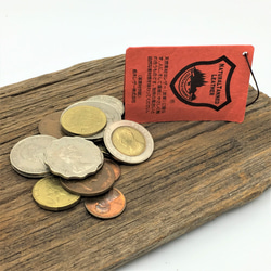 日本栃木革圓形零錢包 第4張的照片