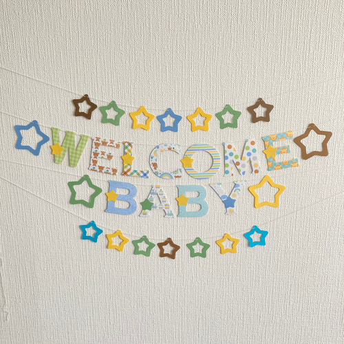 ガーランド No. 1 飾り付け 壁面 ウェルカムベビー 雑貨・その他 star