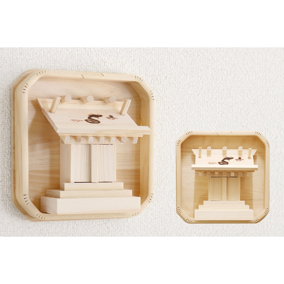 到處都有神社！磁鐵神社的守衛裝飾■小宮殿Unryu的焚燒郵票■壁掛式Omamori盒 第1張的照片