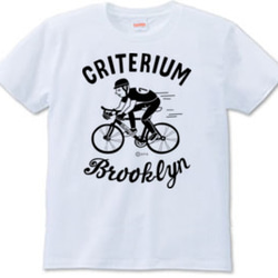 ブルックリン★自転車レース　Tシャツ S〜XL【受注生産品】 2枚目の画像
