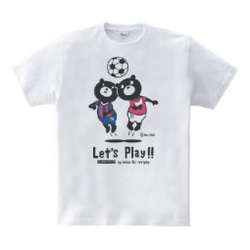 Soccer &amp; Easy☆Bear 150（女款S-M）T卹【訂製】 第2張的照片