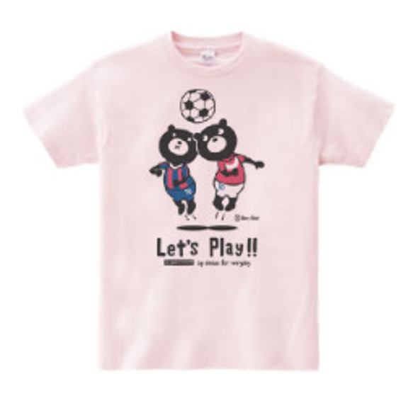 Soccer &amp; Easy☆Bear 150（女款S-M）T卹【訂製】 第2張的照片