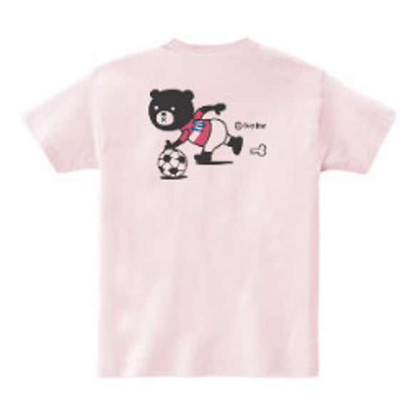 Soccer &amp; Easy☆Bear 150（女款S-M）T卹【訂製】 第3張的照片