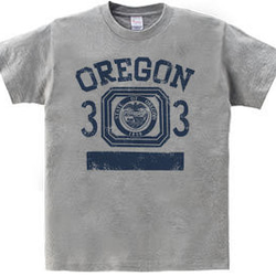 【再販】オレゴン　33 オールドスクール風　150（女性S〜M） Tシャツ　【受注生産品】 2枚目の画像