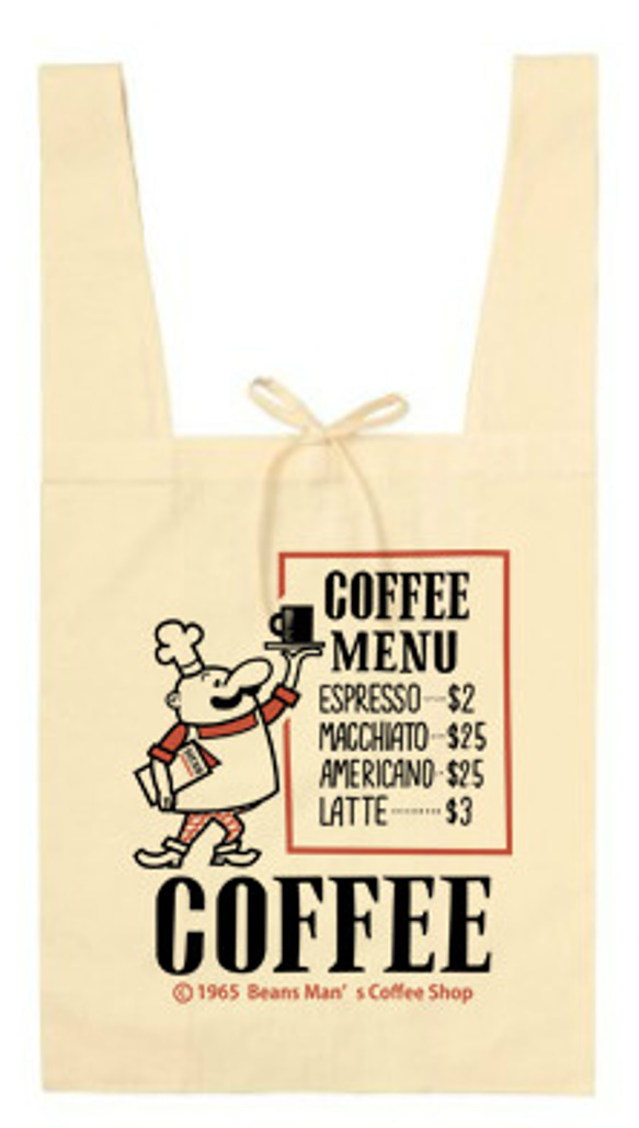 Beansman&#39;s COFFEE SHOP購物Eco back L尺寸[按訂單生產] 第1張的照片