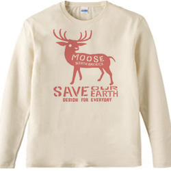 moose　 長袖Tシャツ S～XL【受注生産品】 2枚目の画像