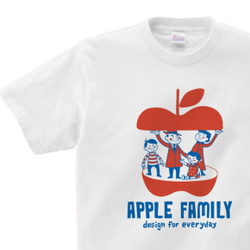 APPLE FAMILY 　 WM～WL•S～XL　Tシャツ【受注生産品】 1枚目の画像