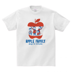 APPLE FAMILY 　 WM～WL•S～XL　Tシャツ【受注生産品】 2枚目の画像