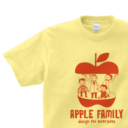 APPLE FAMILY 　 WM～WL•S～XL　Tシャツ【受注生産品】 1枚目の画像