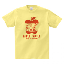 APPLE FAMILY 　 WM～WL•S～XL　Tシャツ【受注生産品】 2枚目の画像