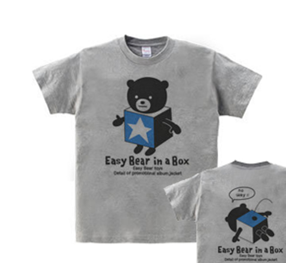 イージー☆ベア in a box　 WM～WL•S～XL　Tシャツ【受注生産品】 1枚目の画像