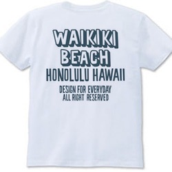 ナンバリング HAWAII 50　XS（女性XS～S）　Tシャツ【受注生産品】 3枚目の画像