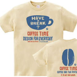 【再販】coffee time-～have a break?～　 WM～WL•S～XL　Tシャツ【受注生産品】 1枚目の画像