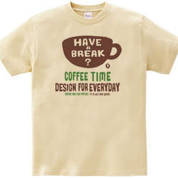 coffee time-～have a break?～ WM～WL•S～XL　Tシャツ【受注生産品】 2枚目の画像