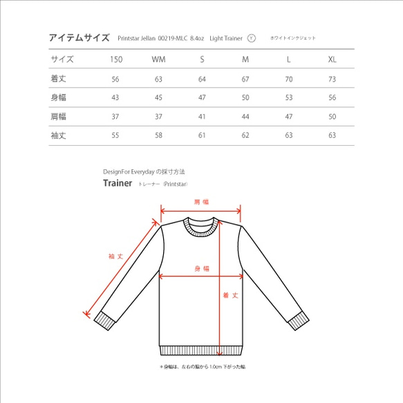 ビーンズマンとハンバーガー　トレーナー【受注生産品】 3枚目の画像