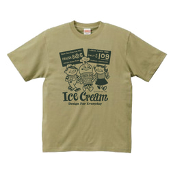 【再販】アイスクリームBoy&Girl　両面　S～XL　Tシャツ【受注生産品】 2枚目の画像