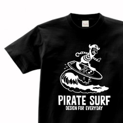 海賊～SURF～　150.160.（女性M.L） S～XL　Tシャツ【受注生産品】 1枚目の画像