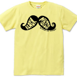口髭　 Mustache　S～XL　Tシャツ【受注生産品】 2枚目の画像