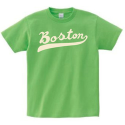 【再販】ボストン　フォント【両面】　150.160.（女性M.L） S～XL　Tシャツ【受注生産品】 2枚目の画像