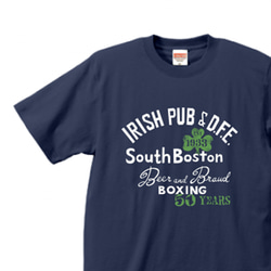 【再販】ボストン　アイリッシュパブ【片面】　XS～XL　Tシャツ  【受注生産品】 1枚目の画像