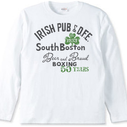 【再次上架】波士頓愛爾蘭酒吧【一側】長袖T【定做】 第2張的照片