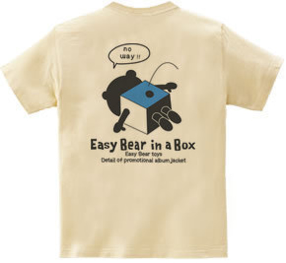 イージー☆ベア in a box　150.160（女性M.L） Tシャツ【受注生産品】 3枚目の画像