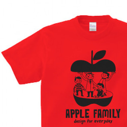 APPLE FAMILY 150.160（女ML）T卹【定制】 第1張的照片