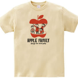 APPLE FAMILY 　Tシャツ　150.160（女性M.L）【受注生産品】 2枚目の画像