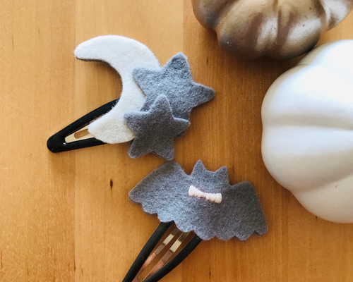 ハロウィンパーティー☆パッチンピン ハロウィンぱっちんピン ～オバケ～｜アクセサリーショップ *Artesano