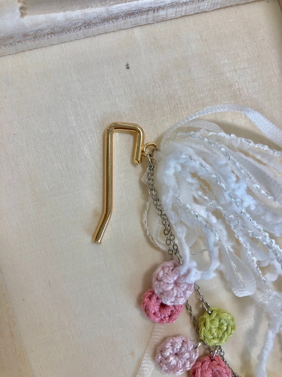 花束のポニーフック “bouquet “ hair hook 3枚目の画像