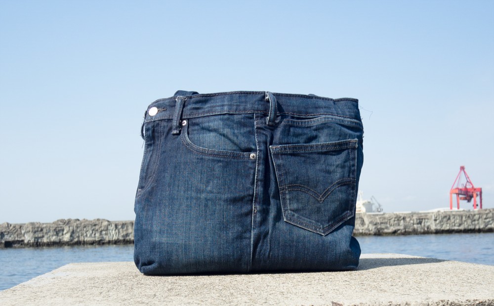 ＊デニムリメイクトートバッグ＊