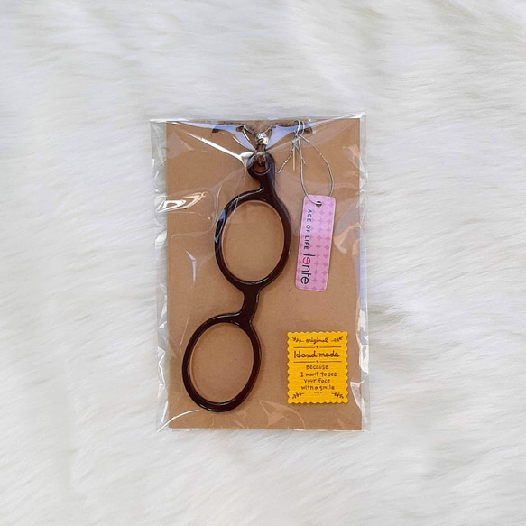 ★ペンダント　ルーペ　ねこ型★　いねむり猫ちゃん　母の日　老眼鏡　拡大鏡　 5枚目の画像