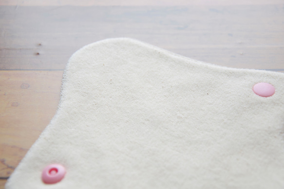 ［３枚セット］オーガニックパイル生地の布ナプキン/Sサイズ【おりもの用】 4枚目の画像