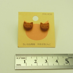 まめねこクッキーのピアス 6枚目の画像