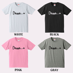 【Danna☆ & Yome☆】Tシャツ 結婚祝い フォトウェディング 前撮り 夫婦 お揃い ペアルック 3枚目の画像