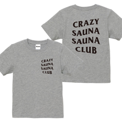 【CRAZY SAUNA SAUNA CLUB】サウナ パロディ Tシャツ 6枚目の画像