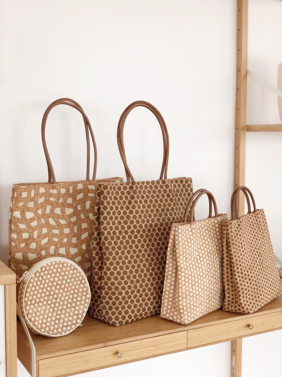 SARA VALENTE「Cork Tote」コルクトートバック 3枚目の画像