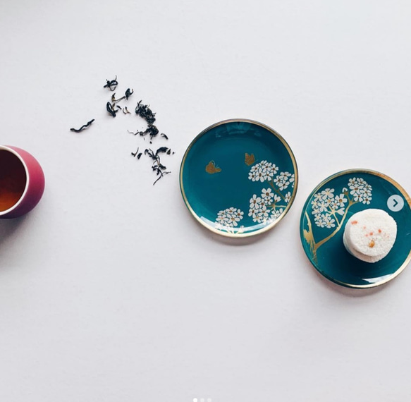 WEN PIIM・Venus Healing Gold Foil Plate「丸」 金箔プレート（はな） 8枚目の画像