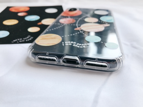 九大行星 透明氣墊手機殻 Solar Systems IPhone Case 第5張的照片