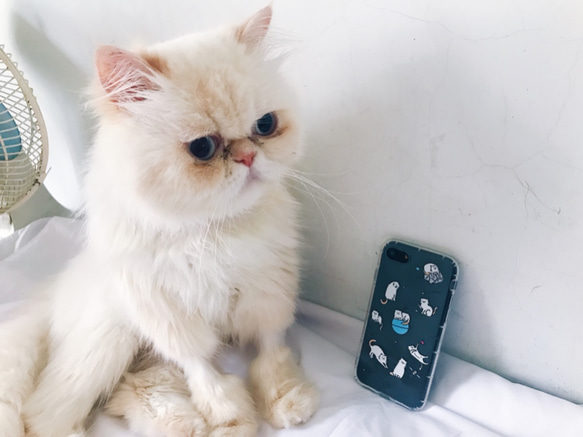 貓星人氣墊手機殻 IPhone Case 第3張的照片