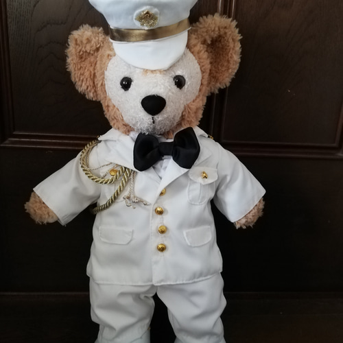 お好きなぬいぐるみ(43cm まで)で制服(警察官、消防士等)作成