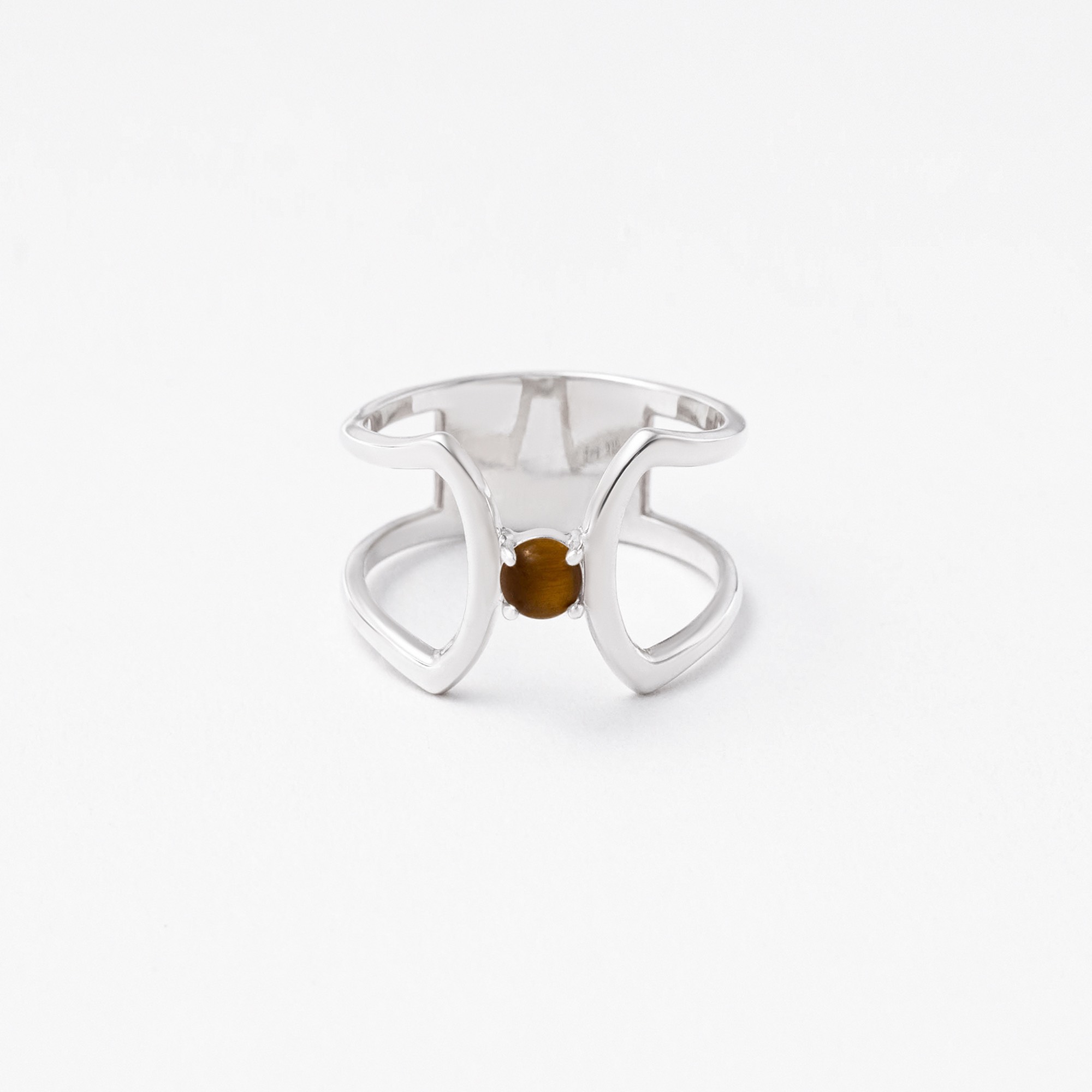 celosia ring / silver / tiger eye stone 8,432円