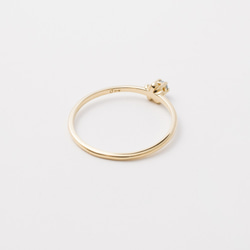 bud ring / gold / chrysoberyl cat's-eye 3枚目の画像