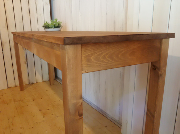 アンティーク風長机＊幅170cm＊デスク＊カウンターテーブル＊作業台＊ワイドテーブル 